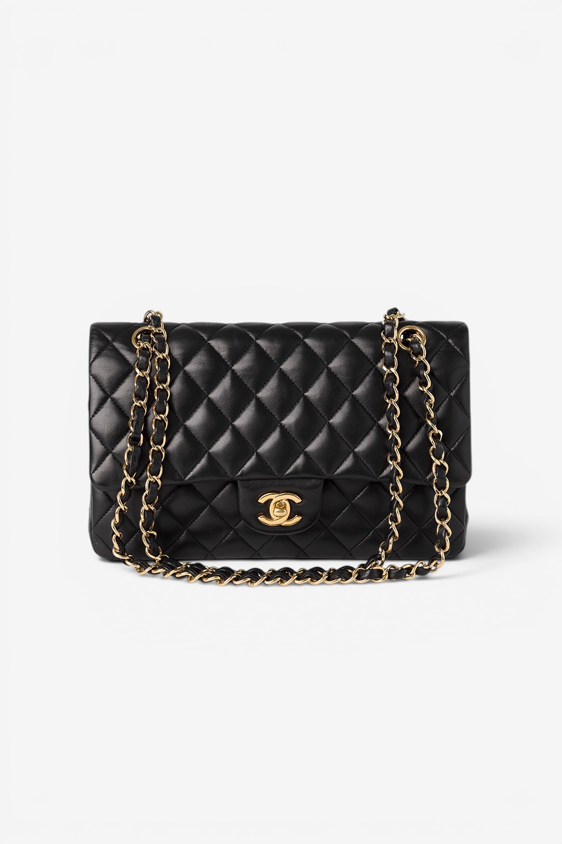 chanel classic double flap medium ghw